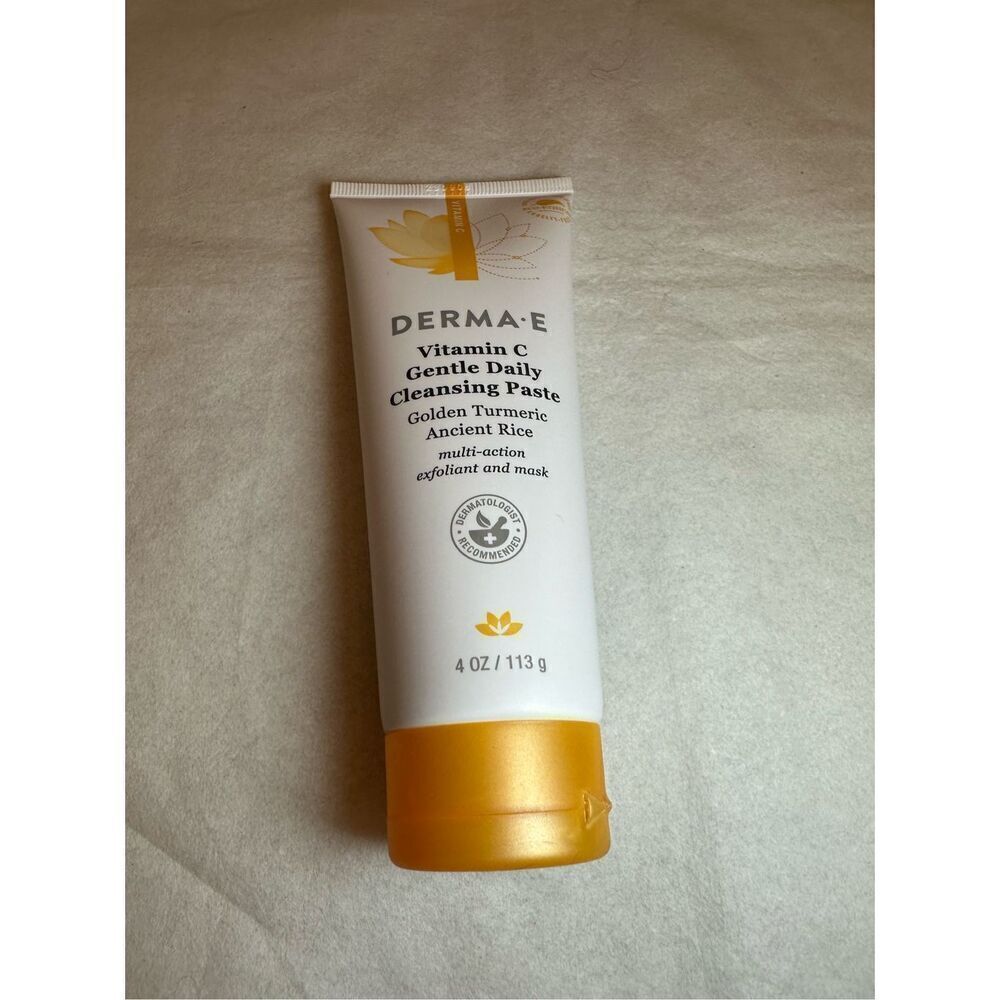 DERMA E Vitamin C Gentle Daily Cleansing Paste 4oz/133g